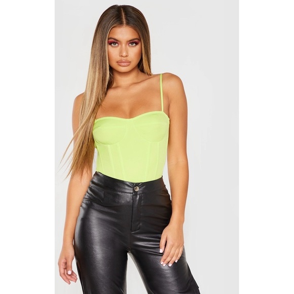 Green Corset Top - Picture 2 of 10